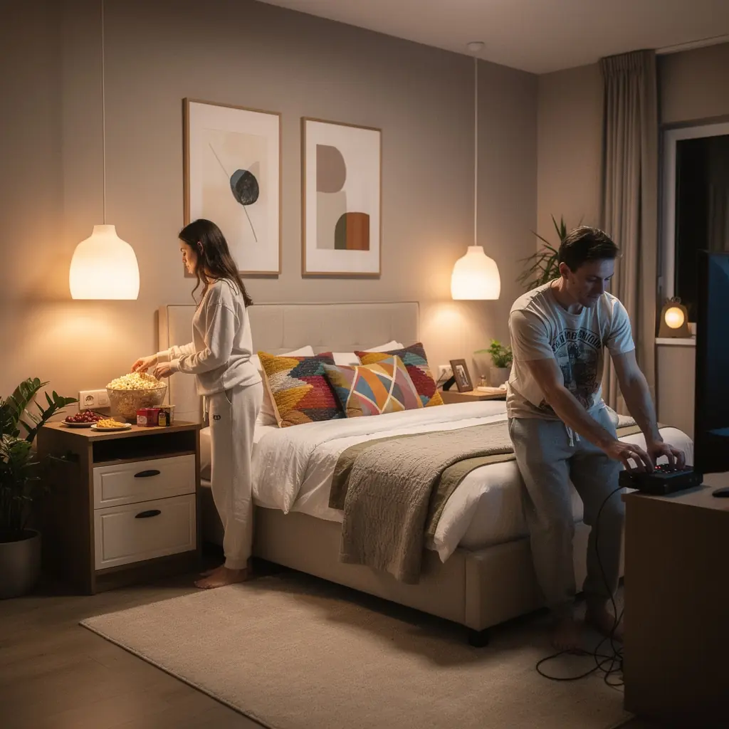 Pomysłowe wykorzystanie przestrzeni pod schodami w małym lokalu